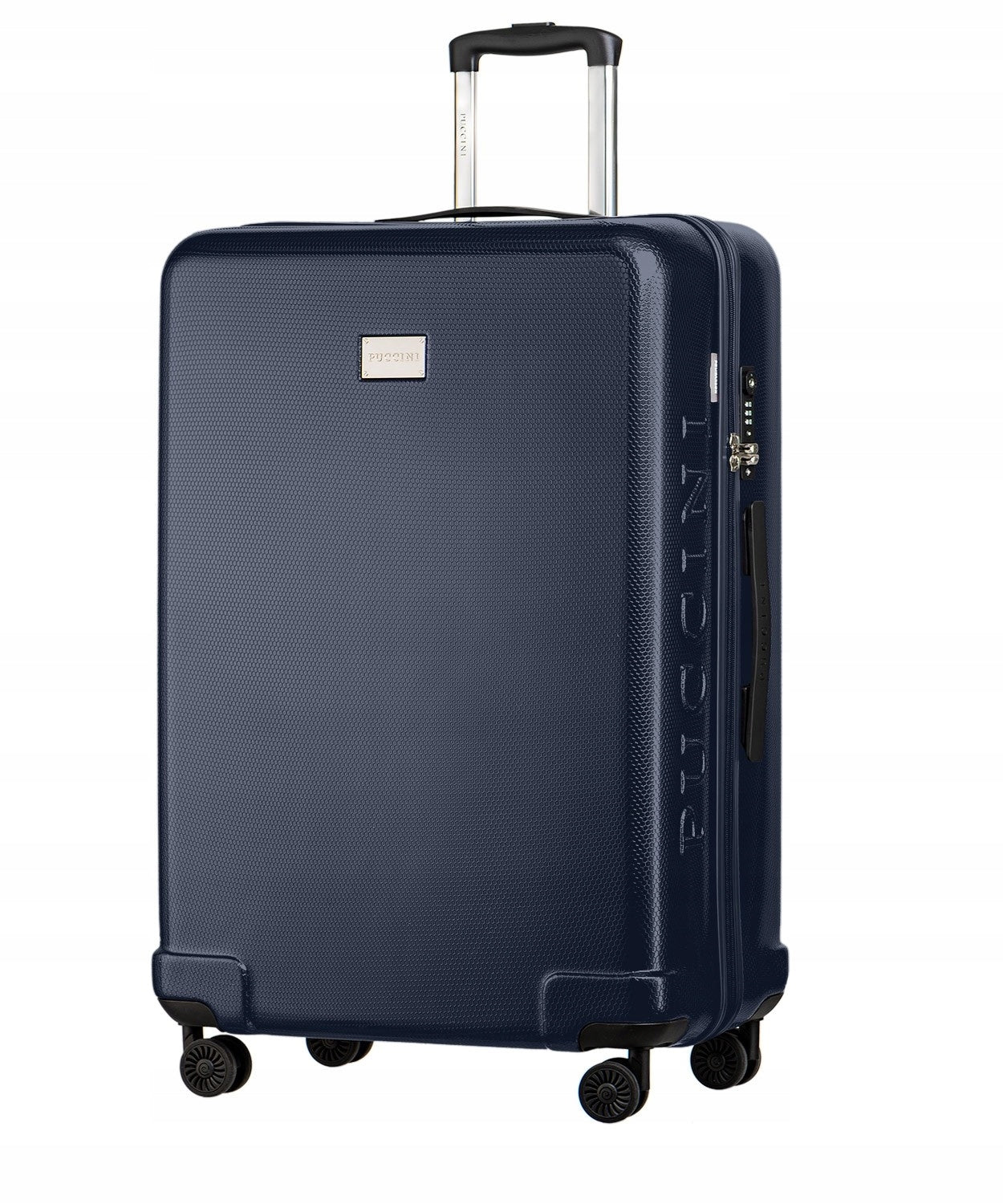 Large Travel Suitcase On Wheels Hard Polycarbonate PUCCINI Garnet PC029A 7A