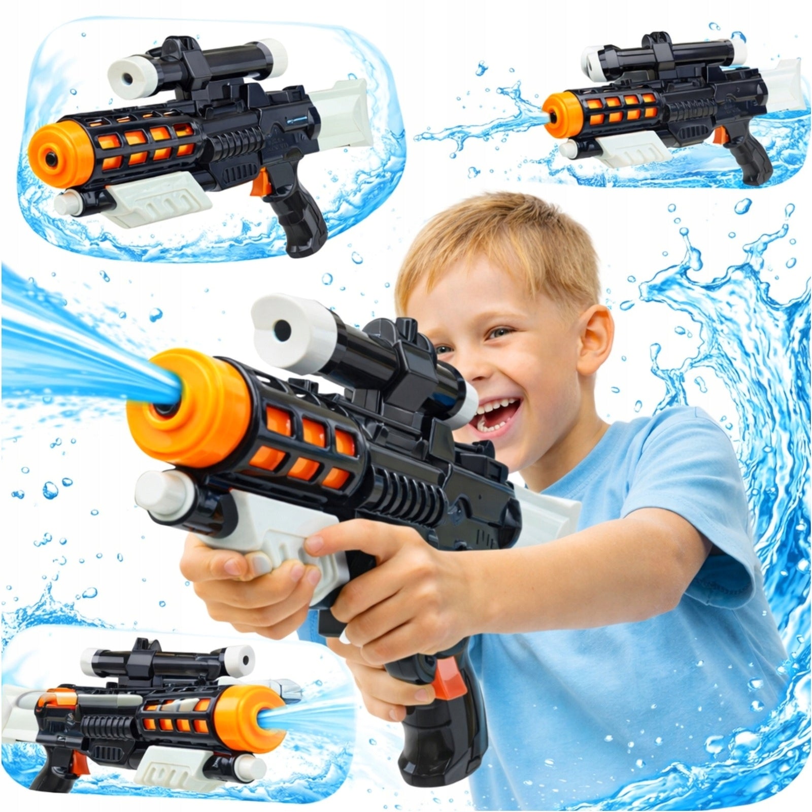 Large Water Gun 49cm Water Cannon Dog For Children 3 Garden Summer LT