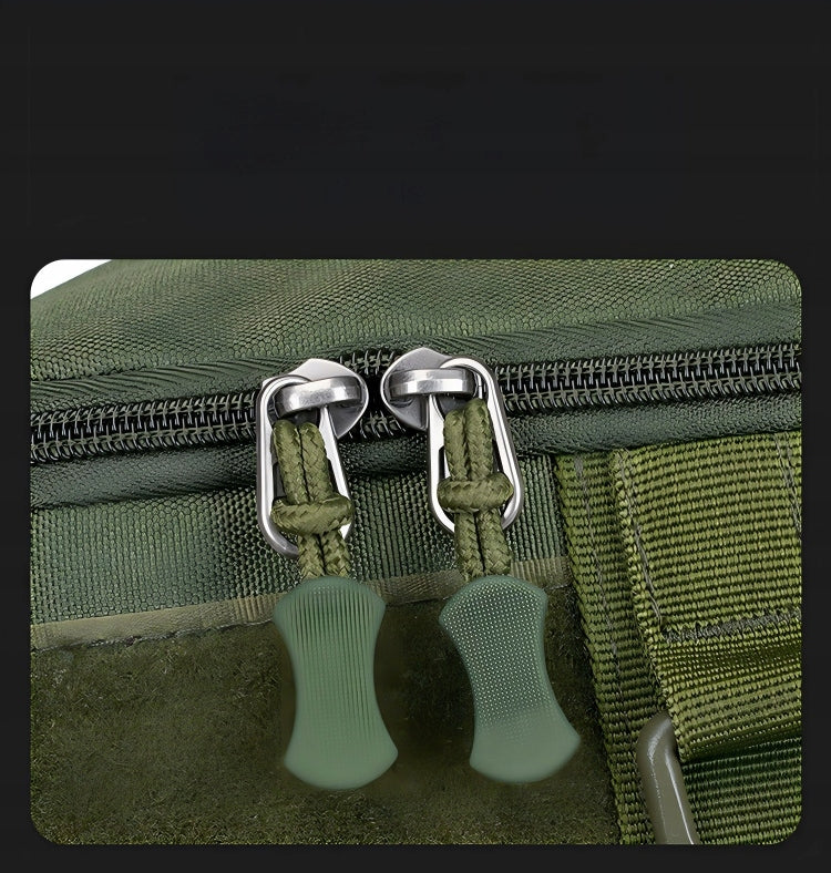 Large Waterproof Fishing Backpack, Durable Practical Travel Bag Color green