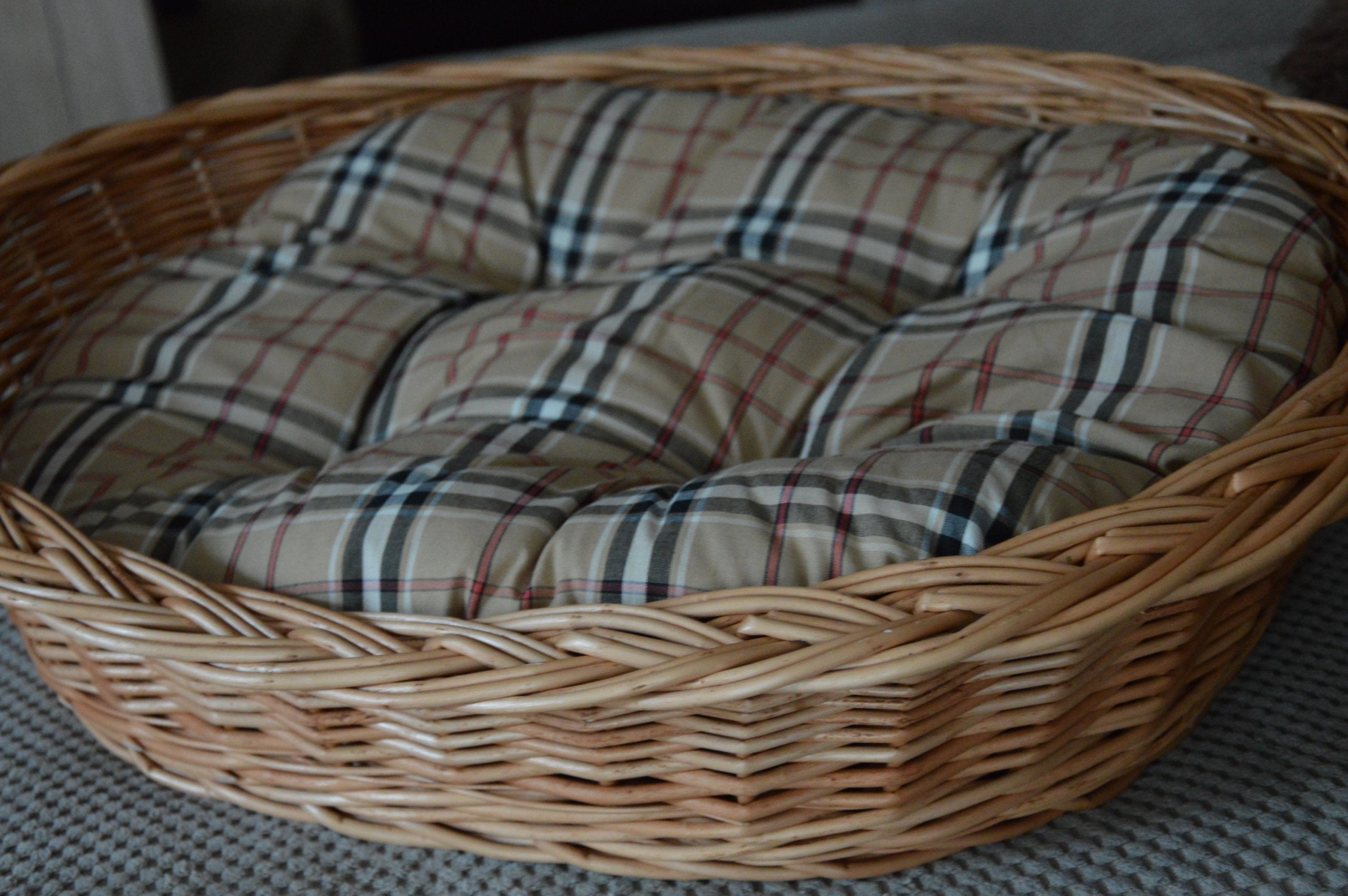 Large and spacious cat bed- WICKER Brand Sklep Wiklinowy