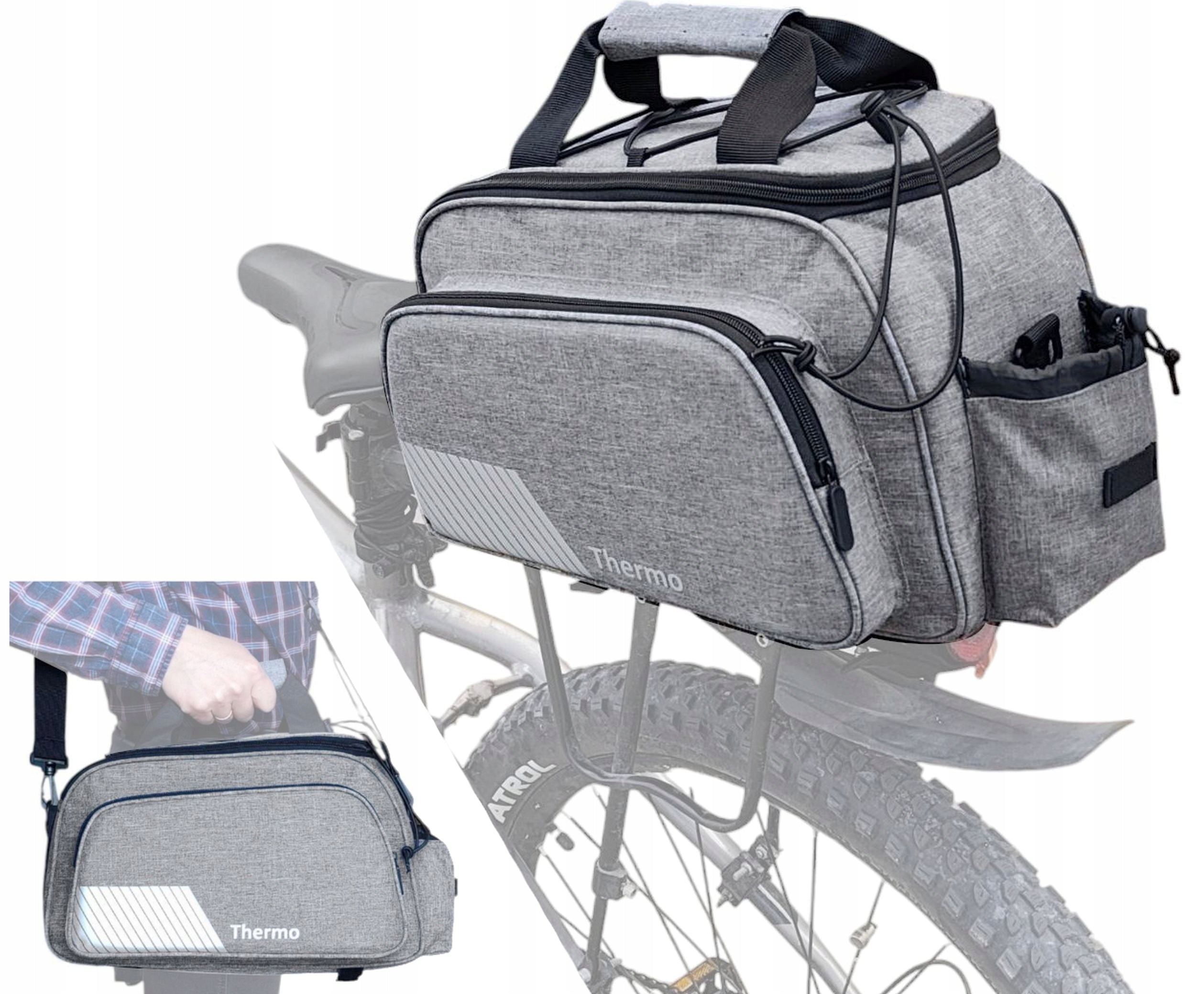 Large bicycle pouch TERMO for rack 19l waterproof for bike 42x24x23 CM