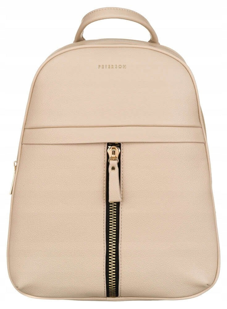Large, fashionable women's backpack made of eco leather - Peterson Brand Peterson