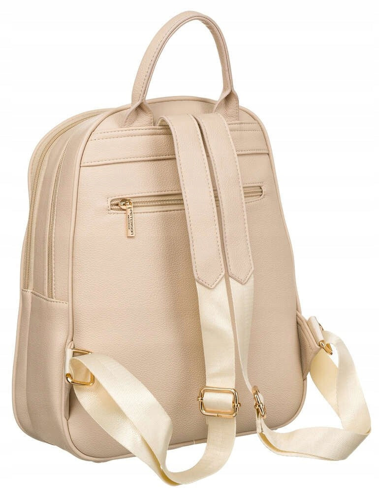 Large, fashionable women's backpack made of eco leather - Peterson Gender woman