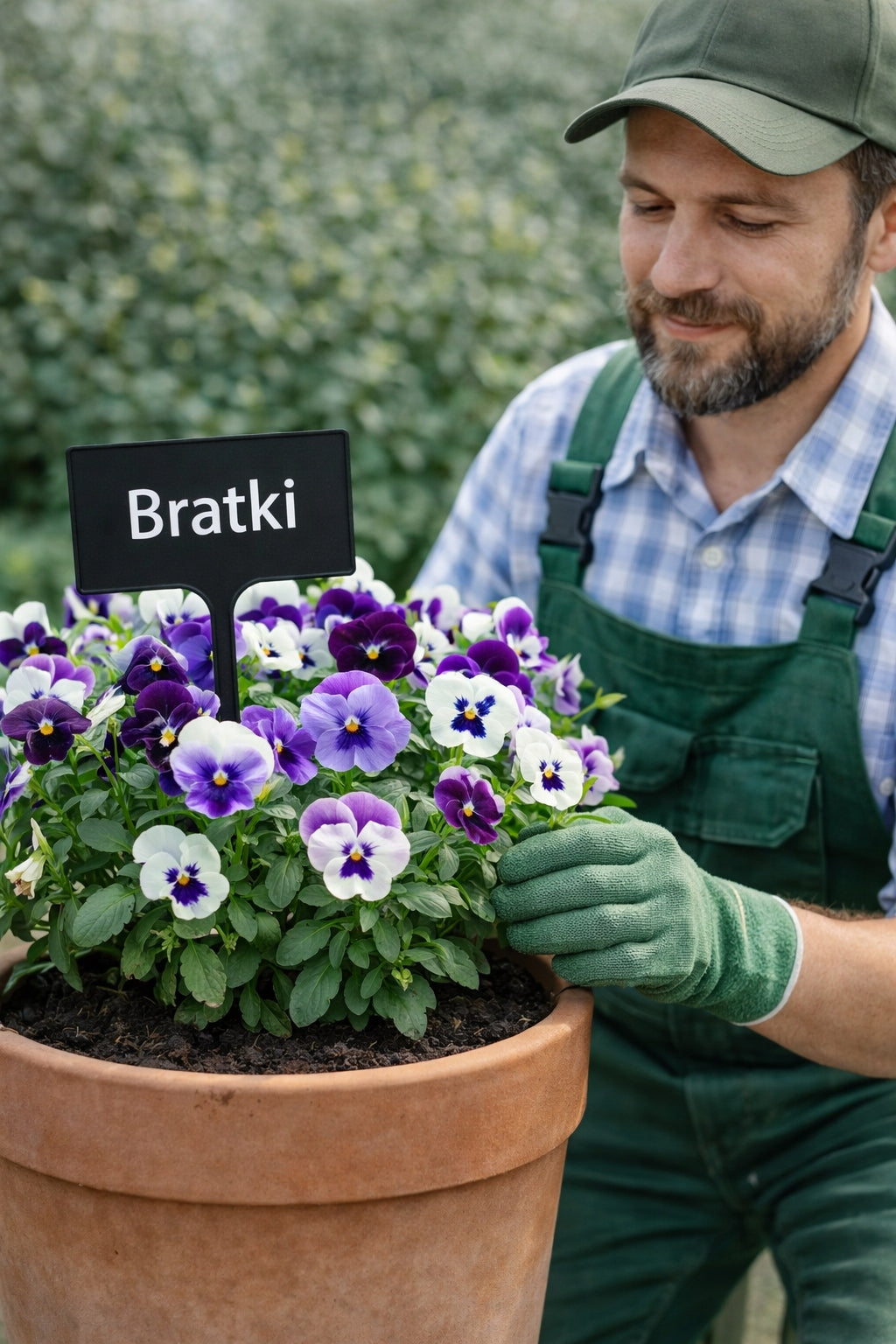 Large garden signs labels 7x10,5cm for marking plants black 50pcs Number of pieces 50 pcs