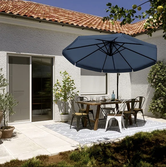 Large garden umbrella 300 cm foldable with boom and cover GRANAT Manufacturer code 1000019310