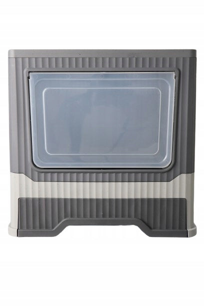 Large indoor litter box for cat litter |with drawer | spatula |practical F097 Model F097