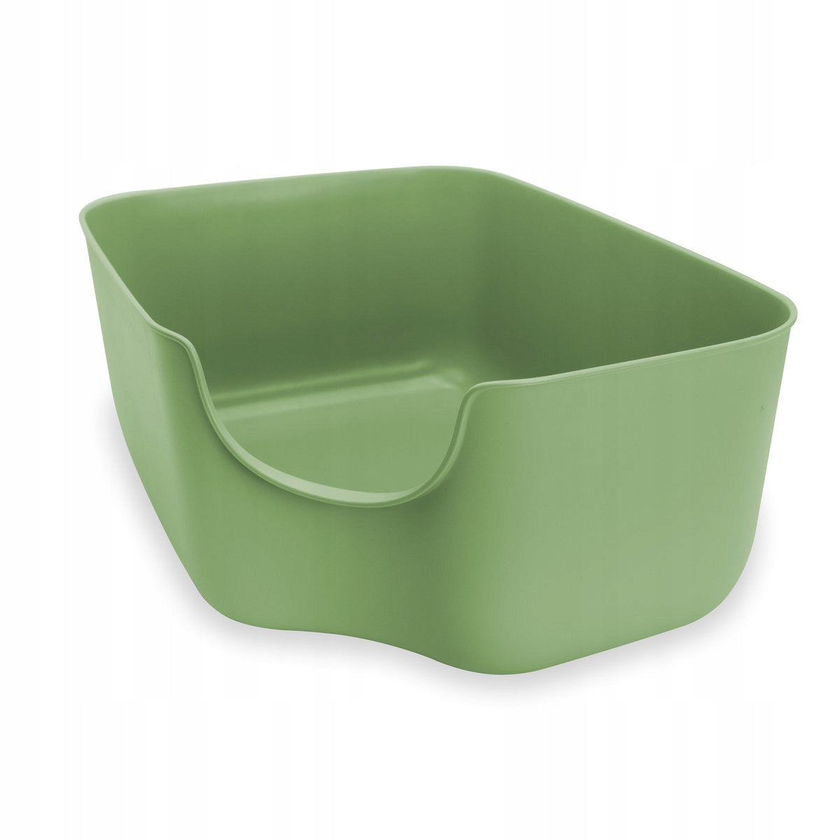 Large litter box open for cat CORNER CARINIO with spatula handle stable eco+ Packaging status original
