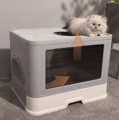 Large litter box with drawer + covered spatula (F010) EAN (GTIN) 6911913554006