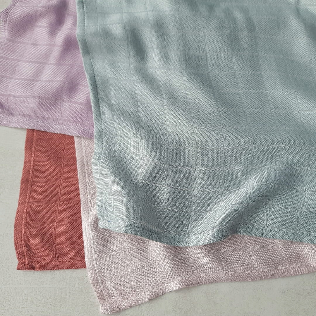 Large muslin diaper/Bamboo wrapper 120x120 Classic sage Brand Texpol