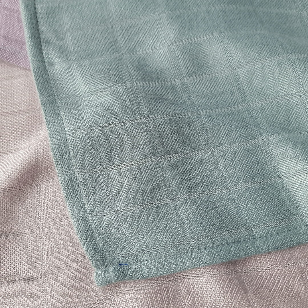 Large muslin diaper/Bamboo wrapper 120x120 Classic sage Packaging status original