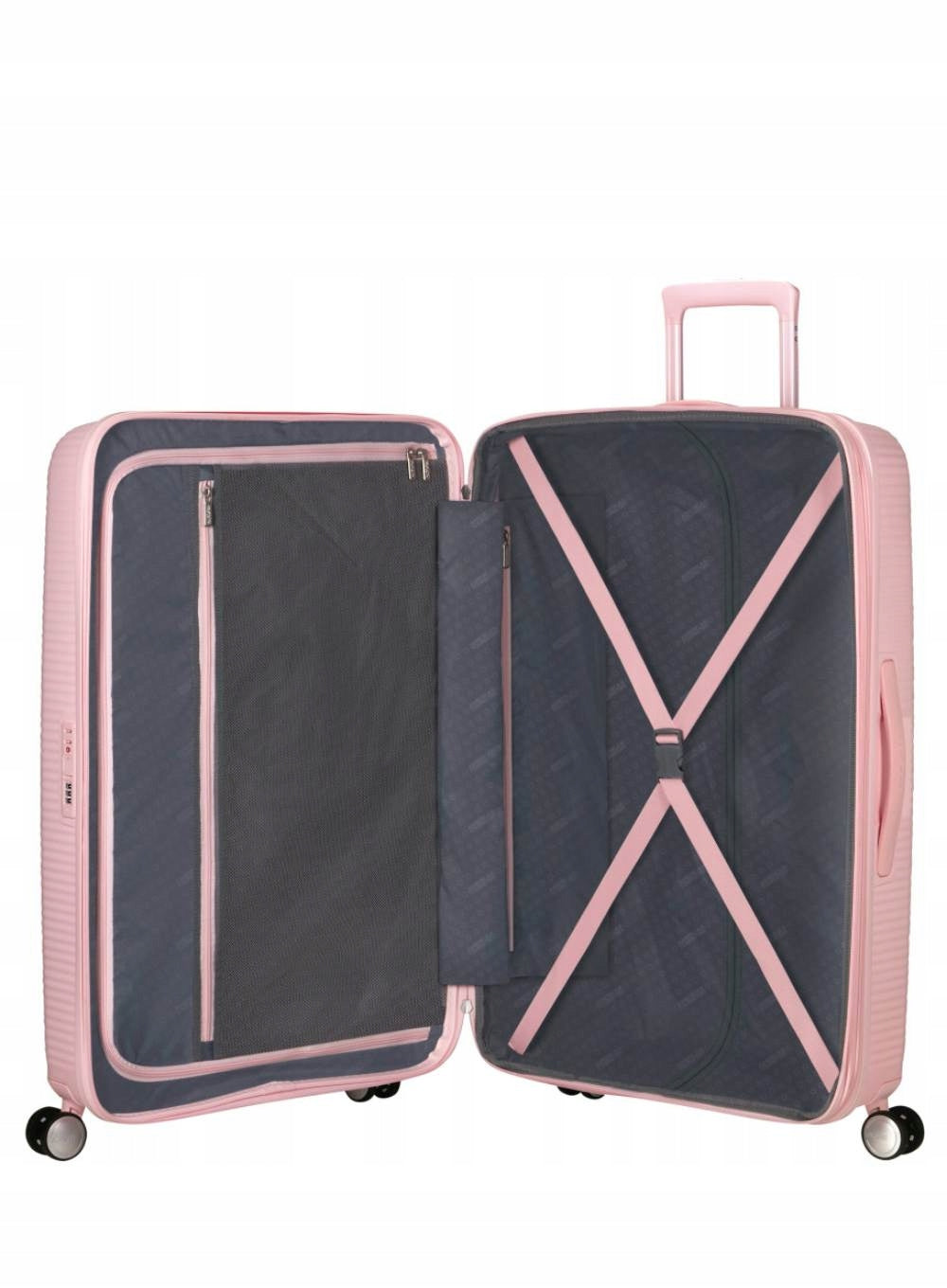 Large suitcase American Tourister SoundBox EXP - pastel pink Model Soundbox 77