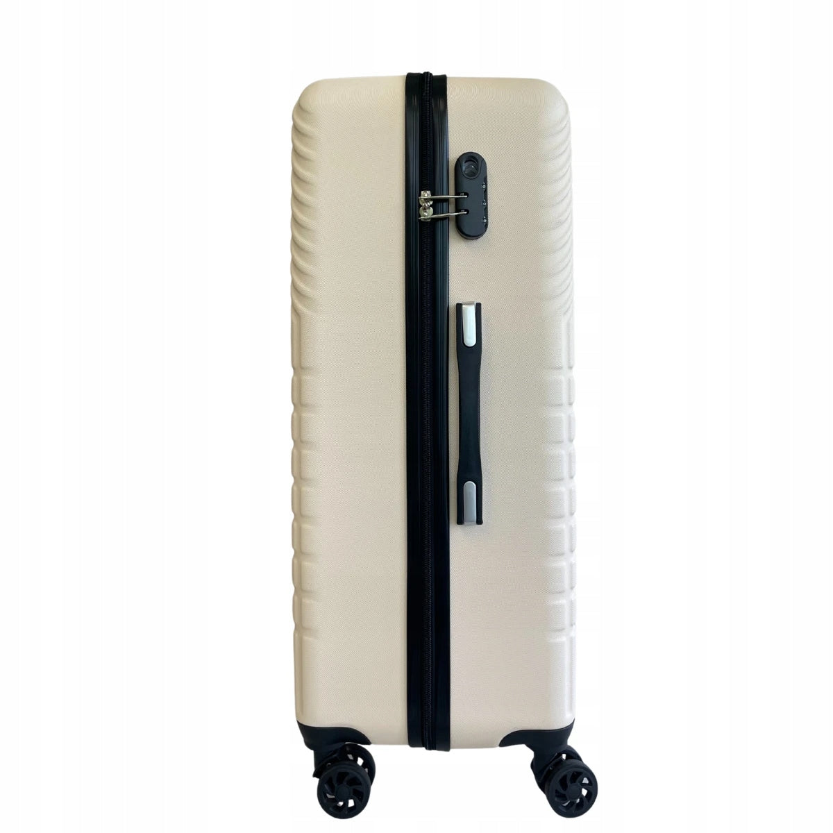 Large suitcase Słoń Torbalski ABS 76 cm beige hard on wheels travel Manufacturer code 04-0421S-15
