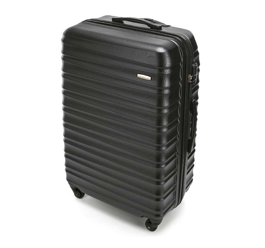 Large suitcase WITTCHEN Groove Line 56-3A-313-11 black Brand WITTCHEN
