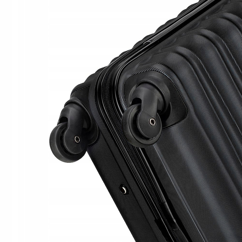 Large suitcase WITTCHEN Groove Line 56-3A-313-11 black Width (longer edge) 52 cm
