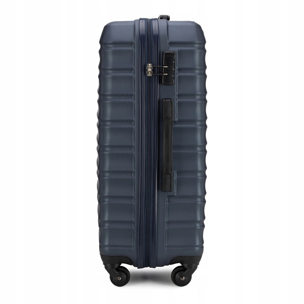 Large suitcase WITTCHEN Groove Line 56-3A-313-91 navy blue Brand WITTCHEN