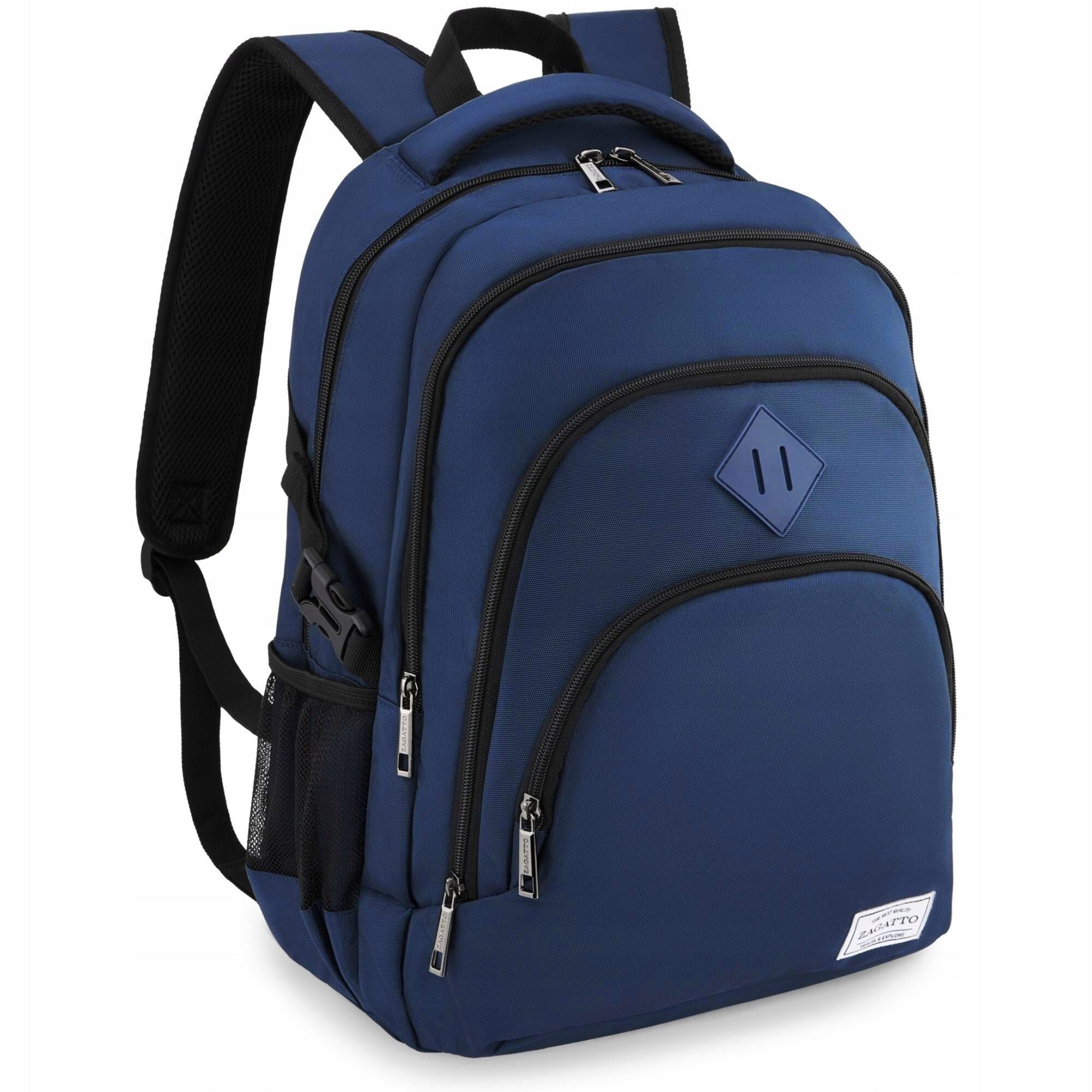 Large women's school backpack roomy with laptop space 17" ZAGATTO
