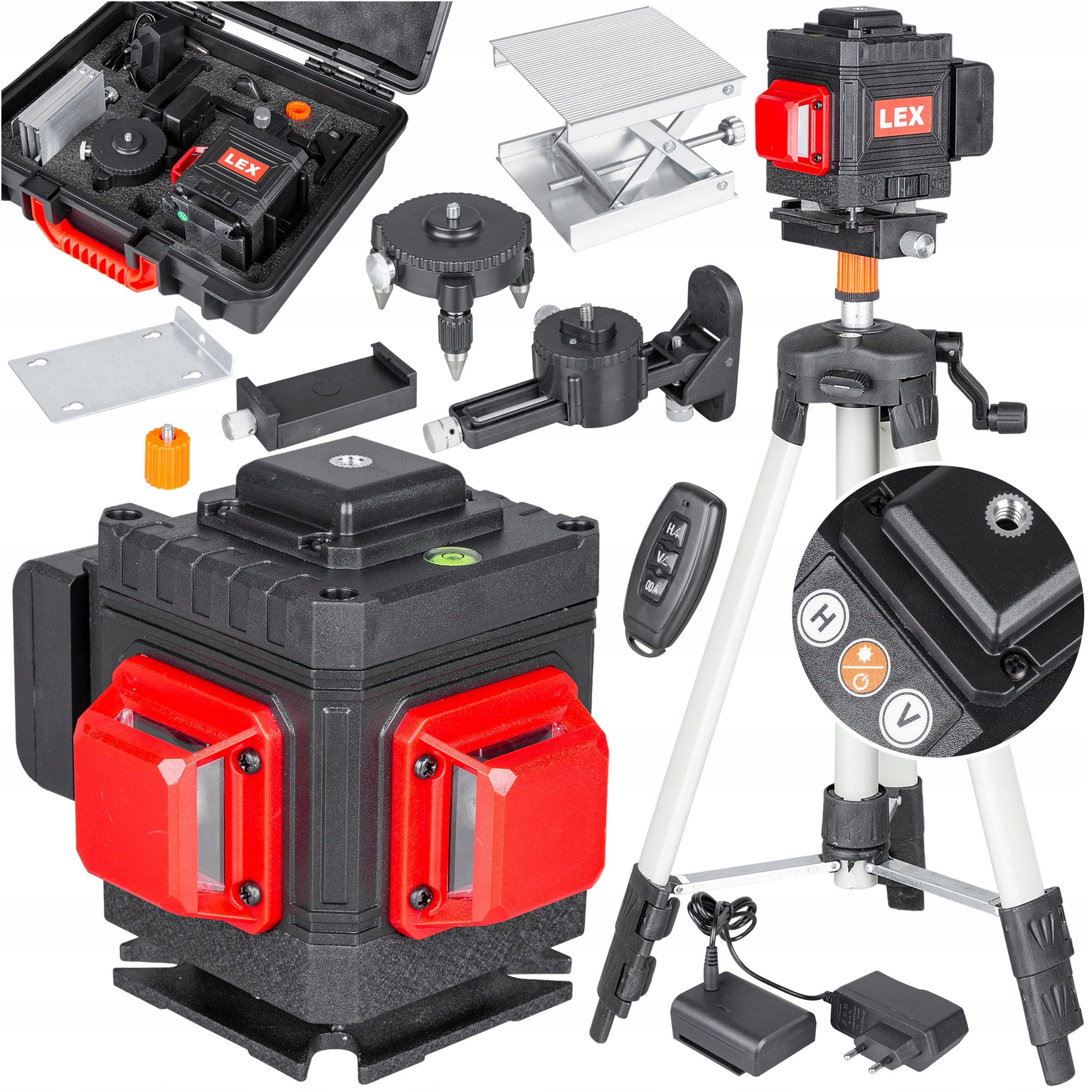 Laser LEVELER LASER cross LEVEL 3D tripod 12 lines