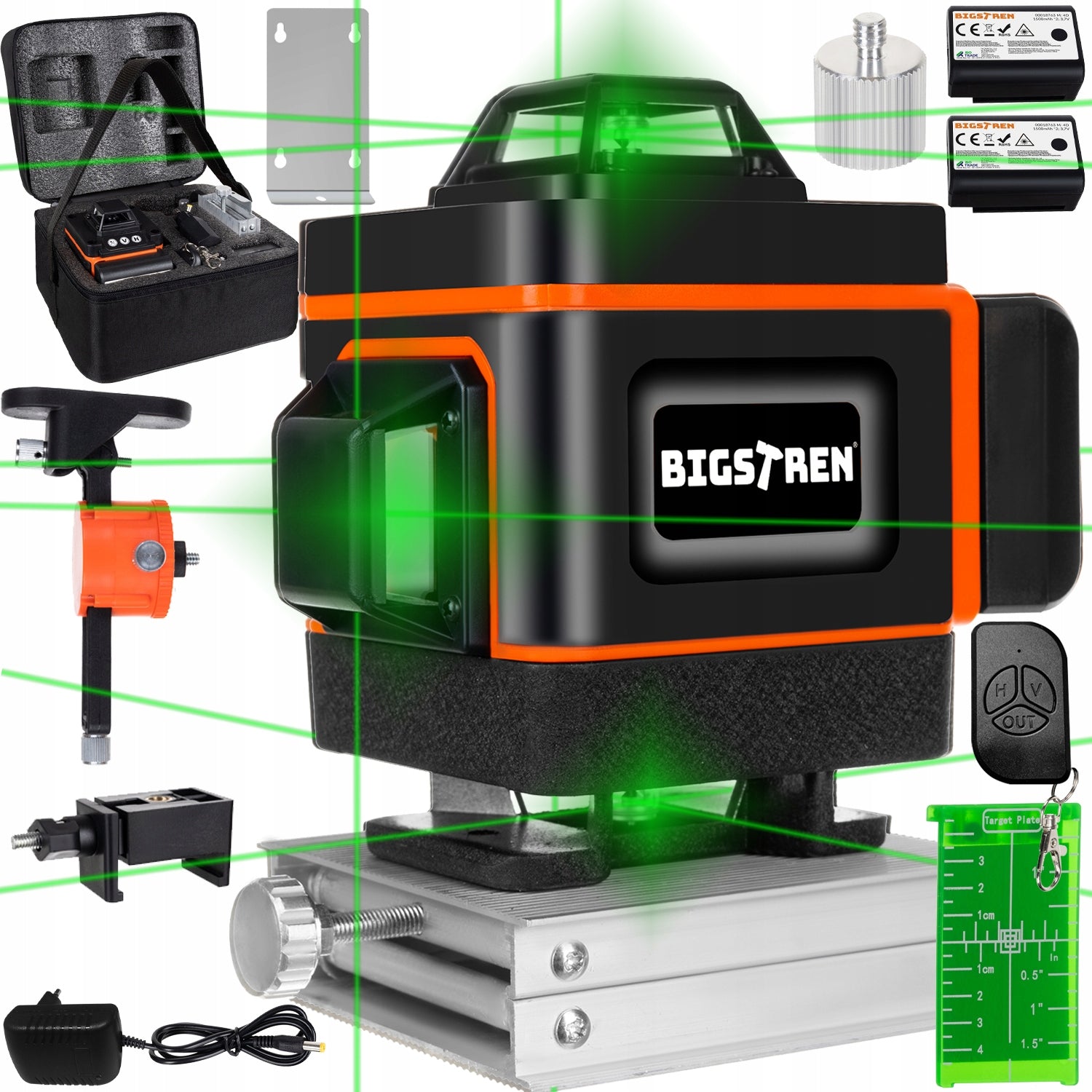 Laser Level 360 Cross Self Leveling 4D Plane Laser
