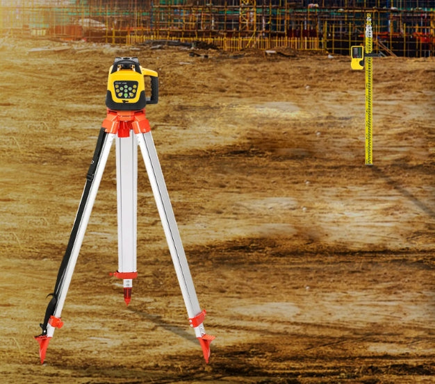 Laser Leveler Rotary Full Set Range 500m Tripod Patch 5m Packaging status original