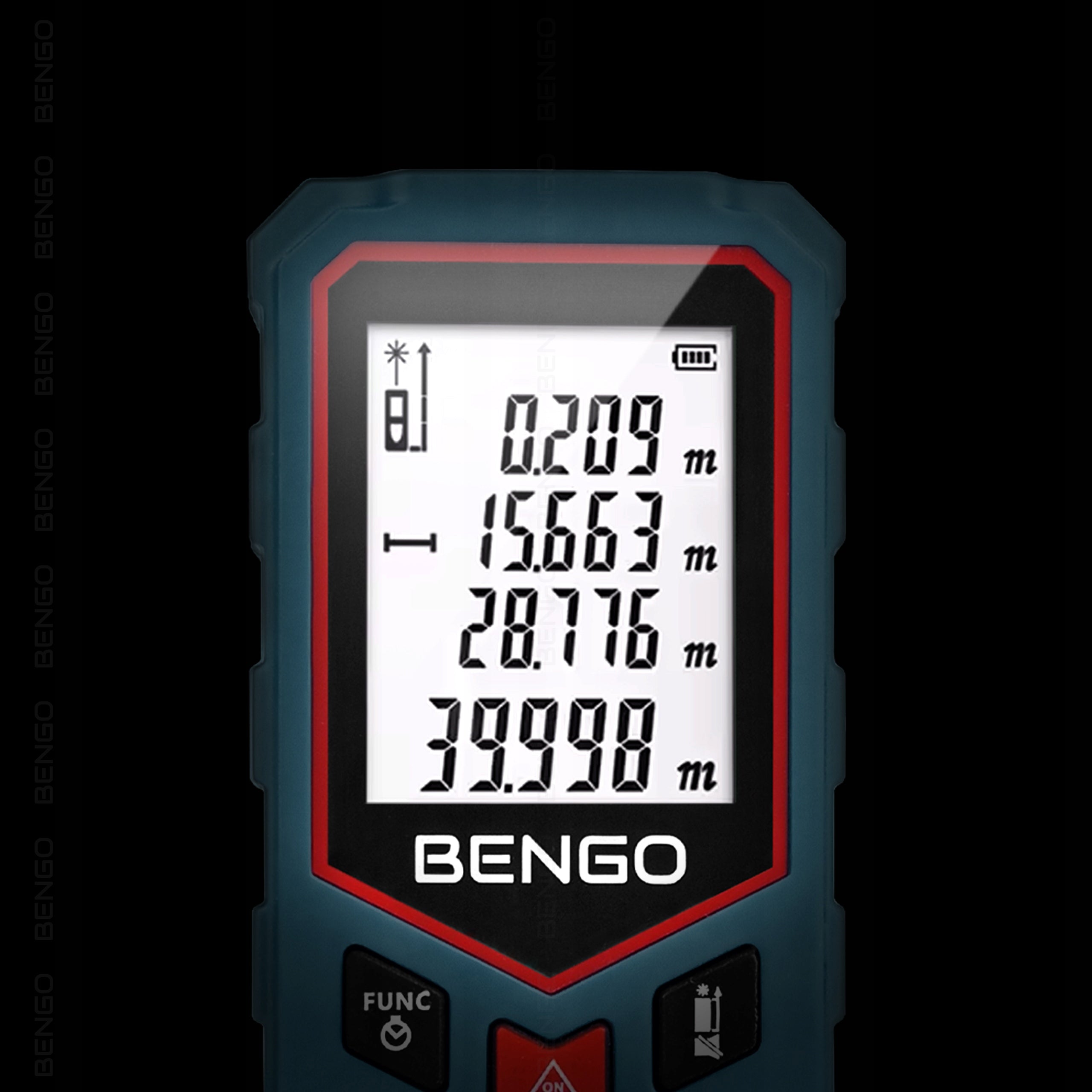 Laser Rangefinder 50m Distance Meter Digital Protractor Level Maximum number of measurements in memory 99
