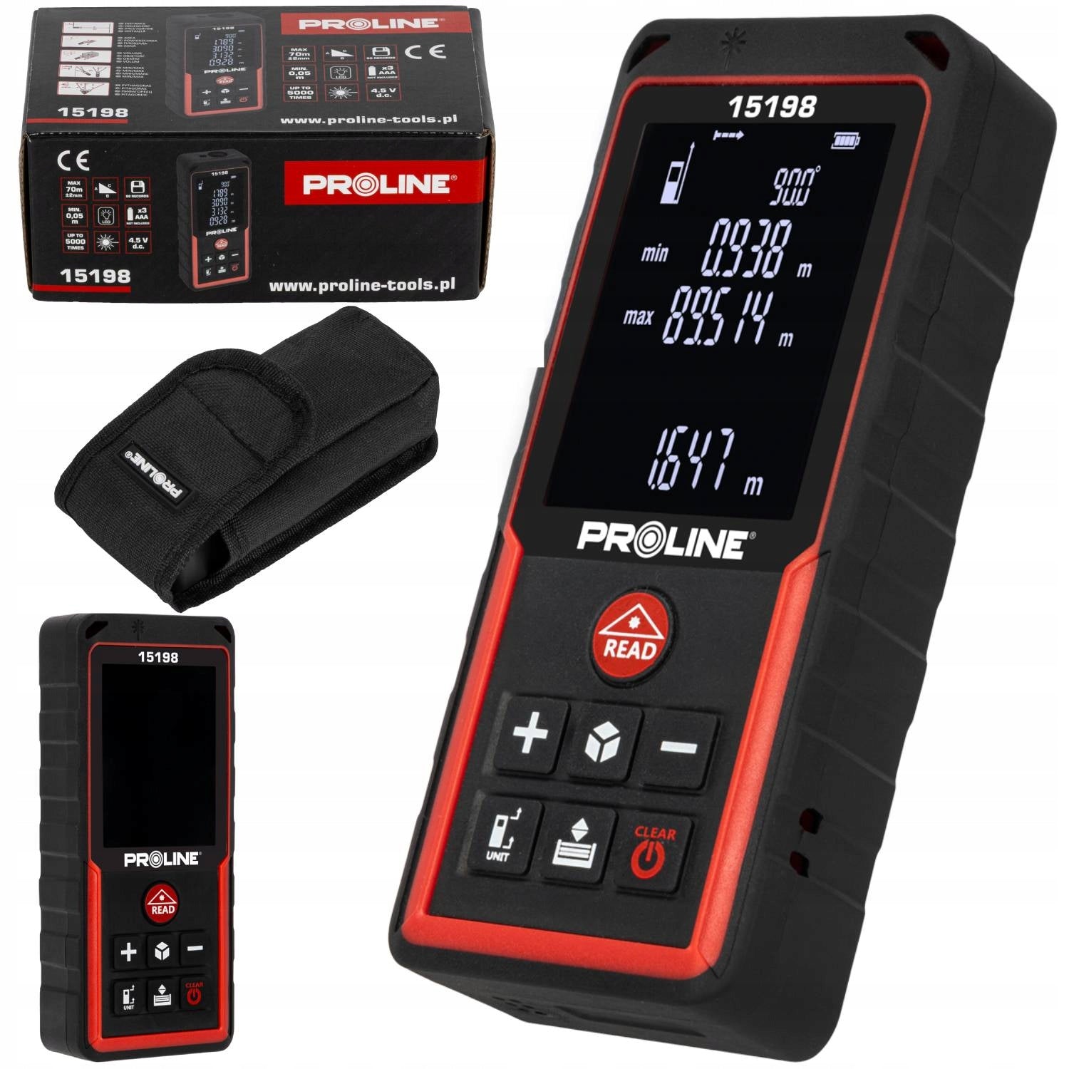 Laser Rangefinder 70M Digital Distance Meter Professional Proline