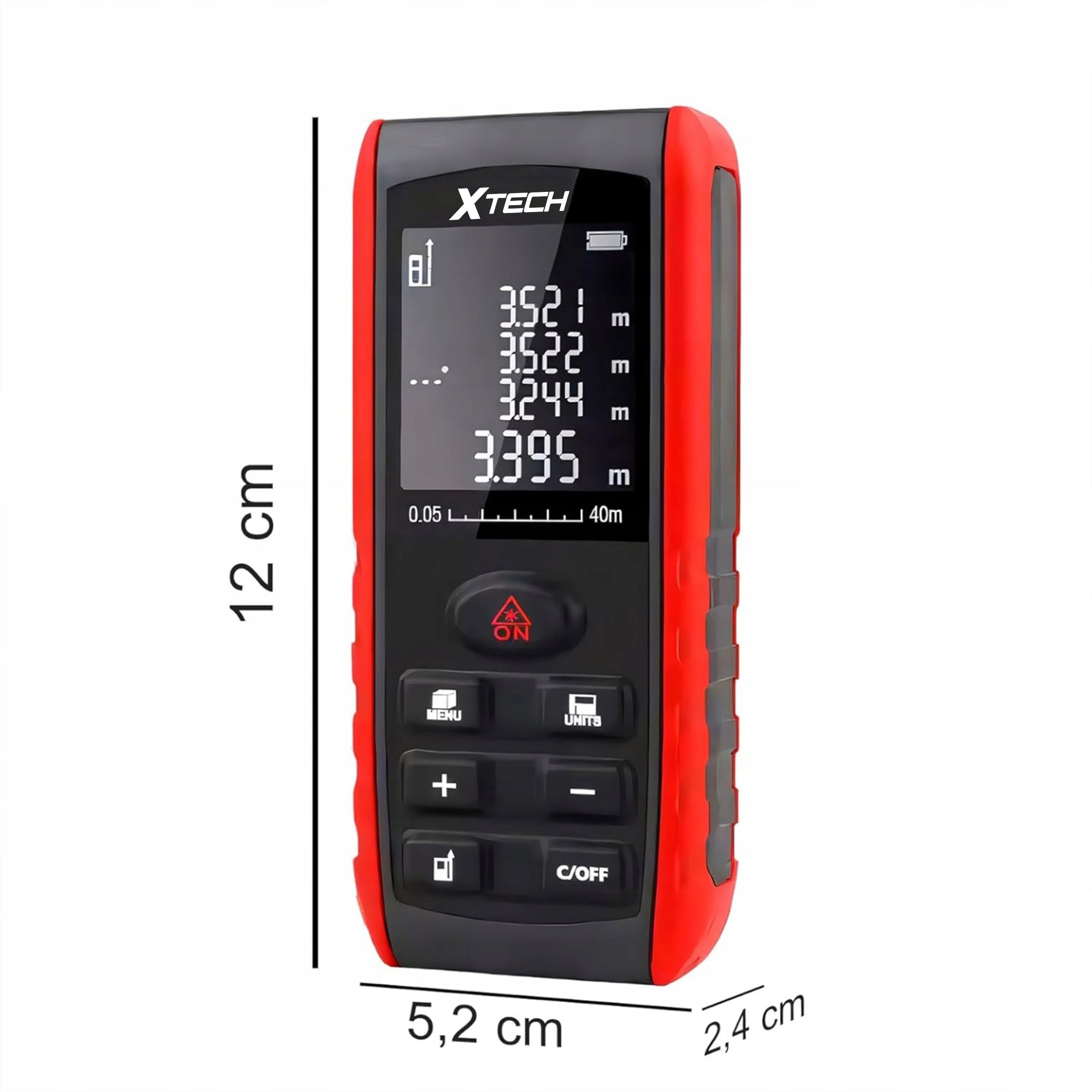 Laser Rangefinder Digital Precision Distance Meter LCD Protractor XTECH Manufacturer code XTECH SID-60