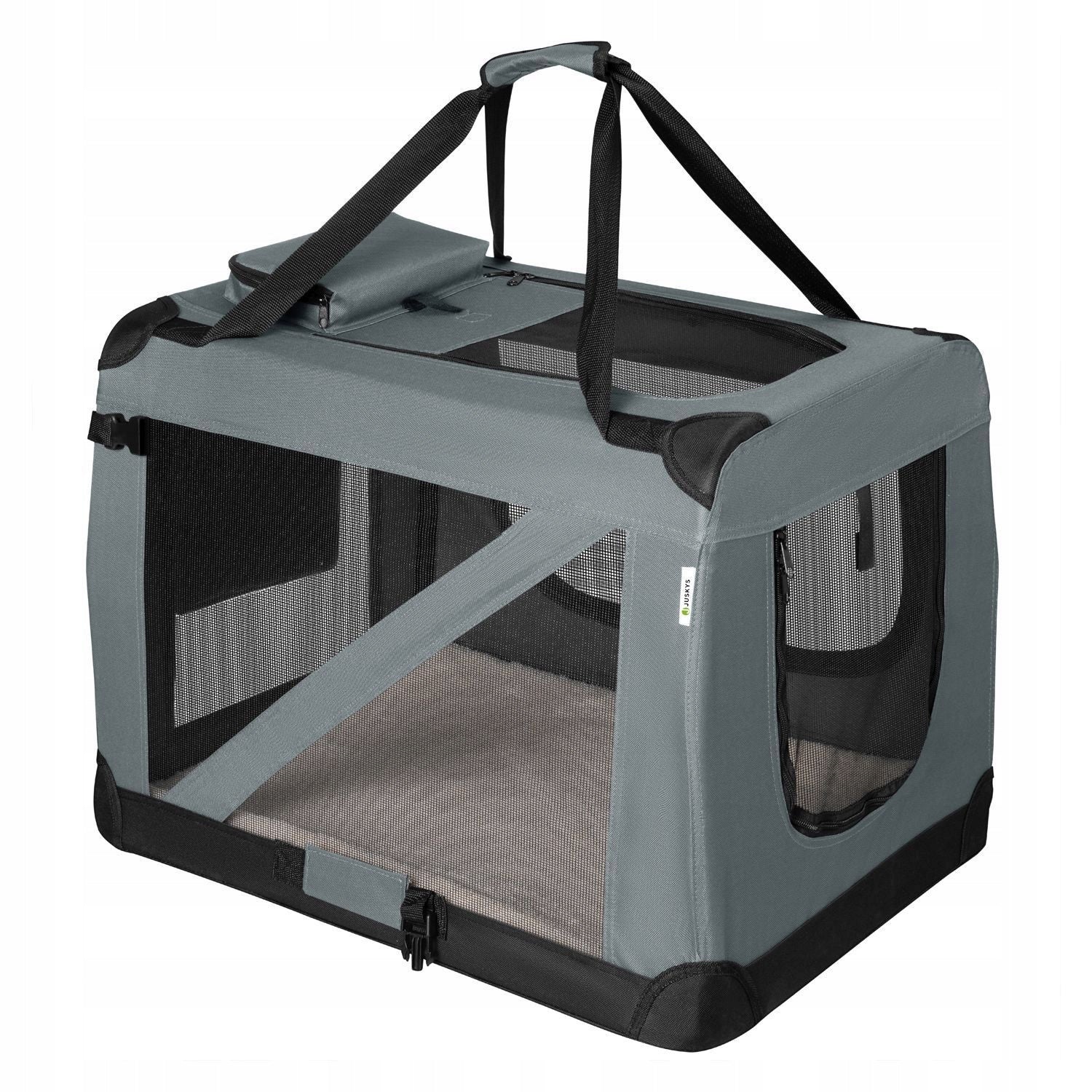 Lassie XL Dog Transporter + Blanket + Bowl Brand Juskys