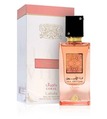 Lattafa Ana Abiyedh Coral 60ml EDP Perfumed Water Perfume Unisex Fragrance