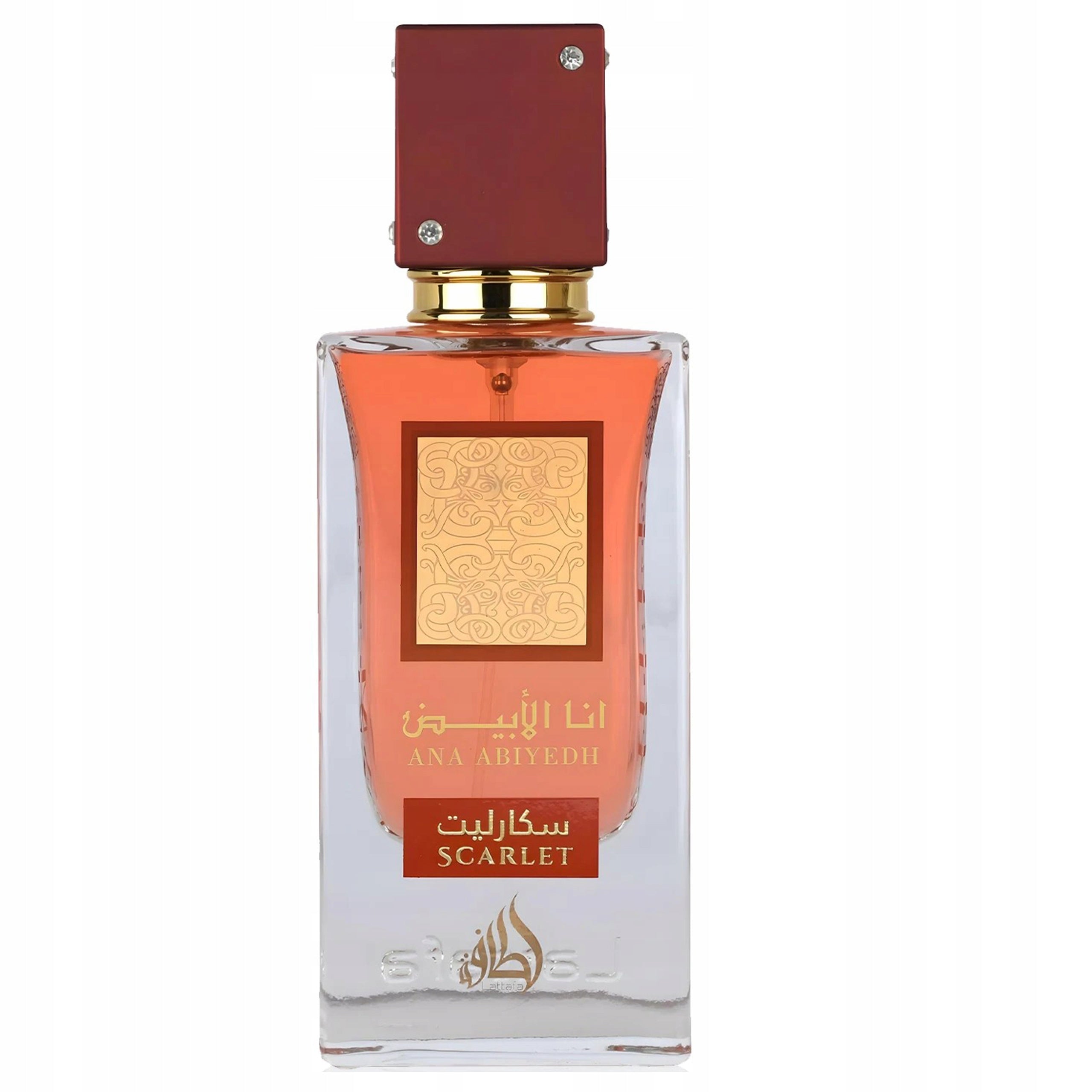 Lattafa Ana Abiyedh Scarlet Perfumed Water 60ml Packaging status original