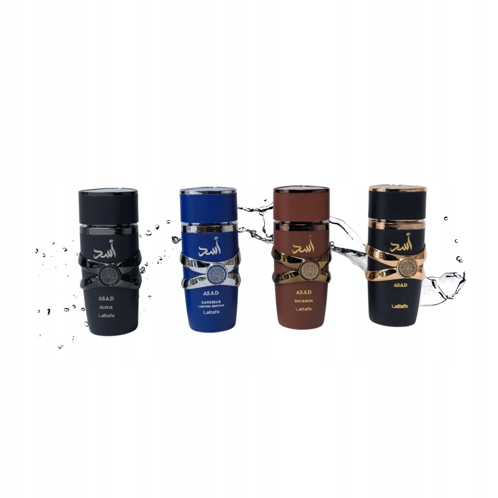 Lattafa Asad Collection EDP set of 4 perfumed waters 4x25 ml Brand Lattafa