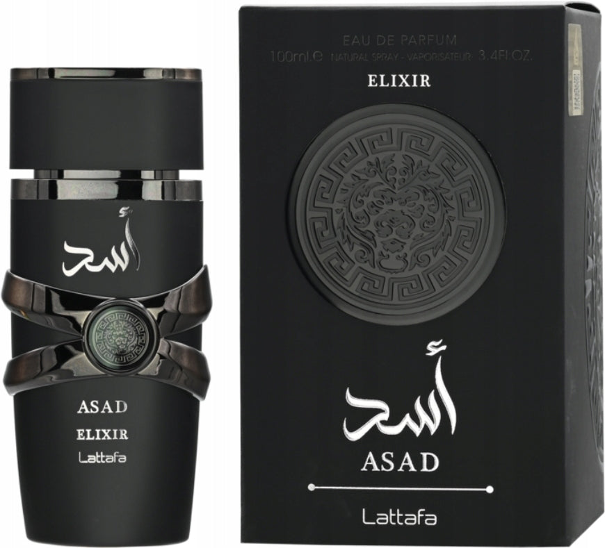 Lattafa Asad Elixir Eau de Parfum for men 100 ml Packaging status original