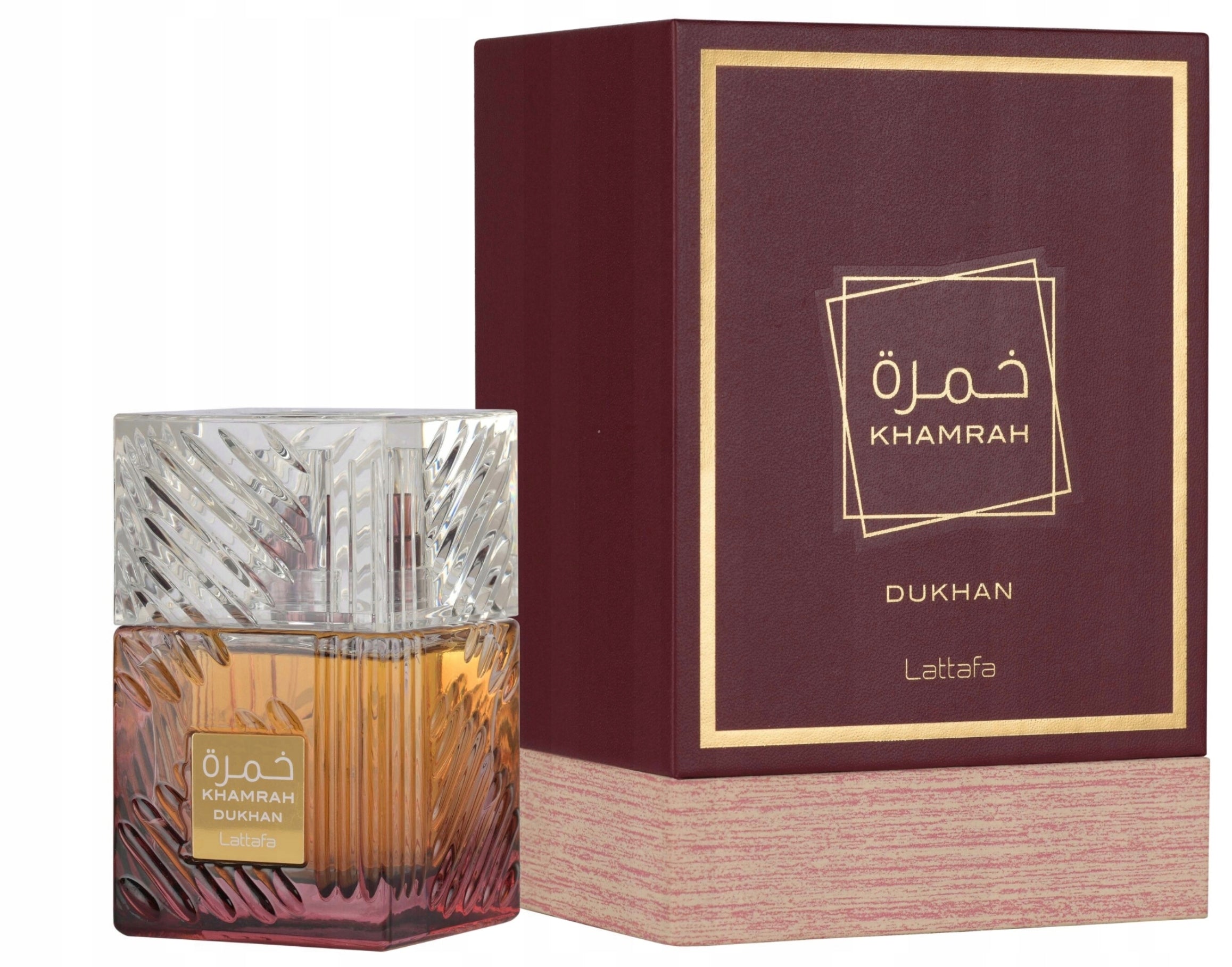 Lattafa Khamrah Dukhan 100ml EDP Perfumed Water Perfume For Men Packaging status original