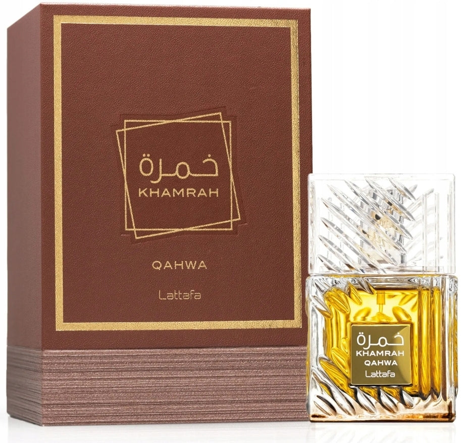 Lattafa Khamrah Qahwa unisex Arabic Eau de Parfum 100 ml Packaging status original
