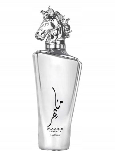 Lattafa Maahir Legacy 100ml Perfumed Water Fresh Notes Packaging volume 100 ml