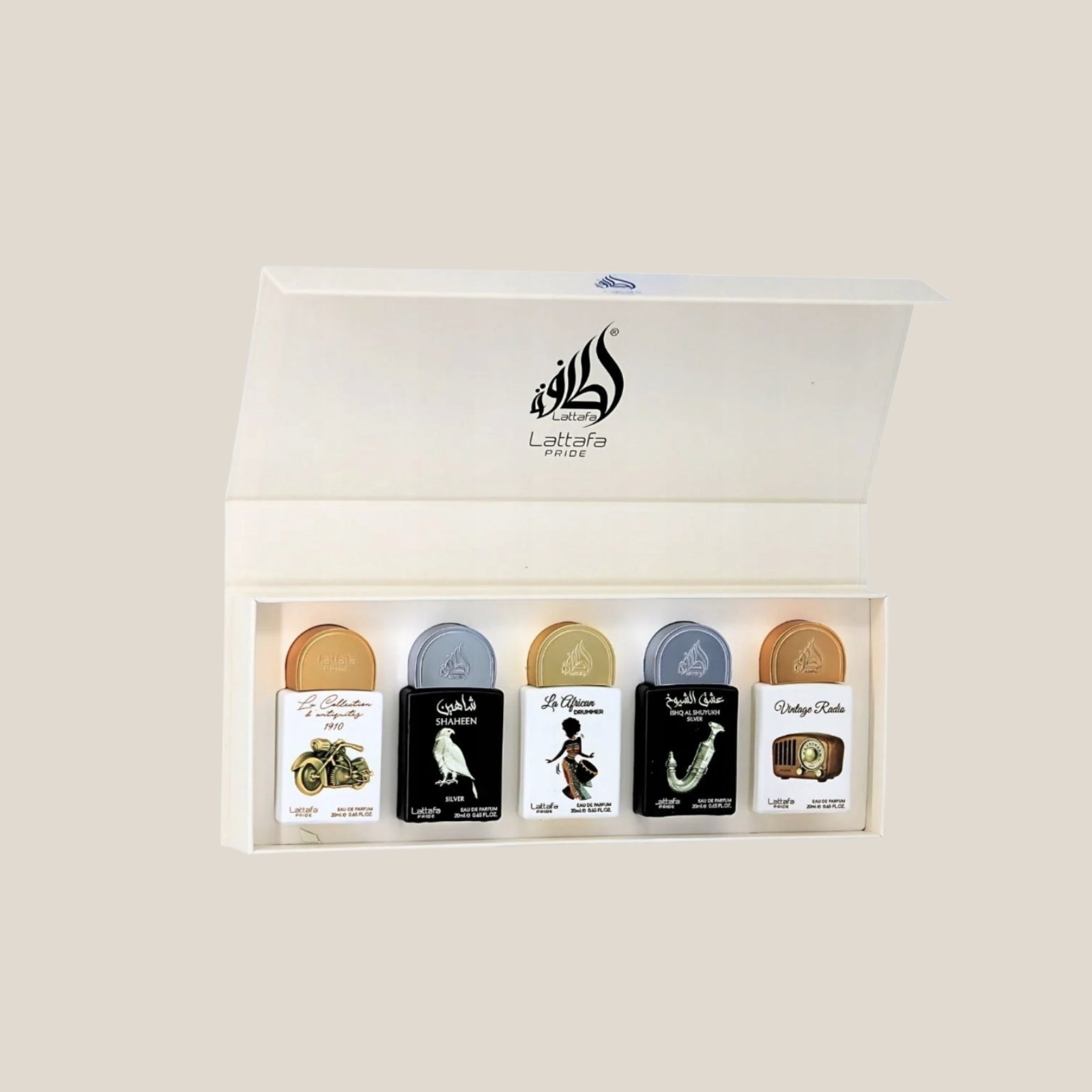 Lattafa Pride No.05 Giftset EDP perfume gift set 5x20ml Packaging status original