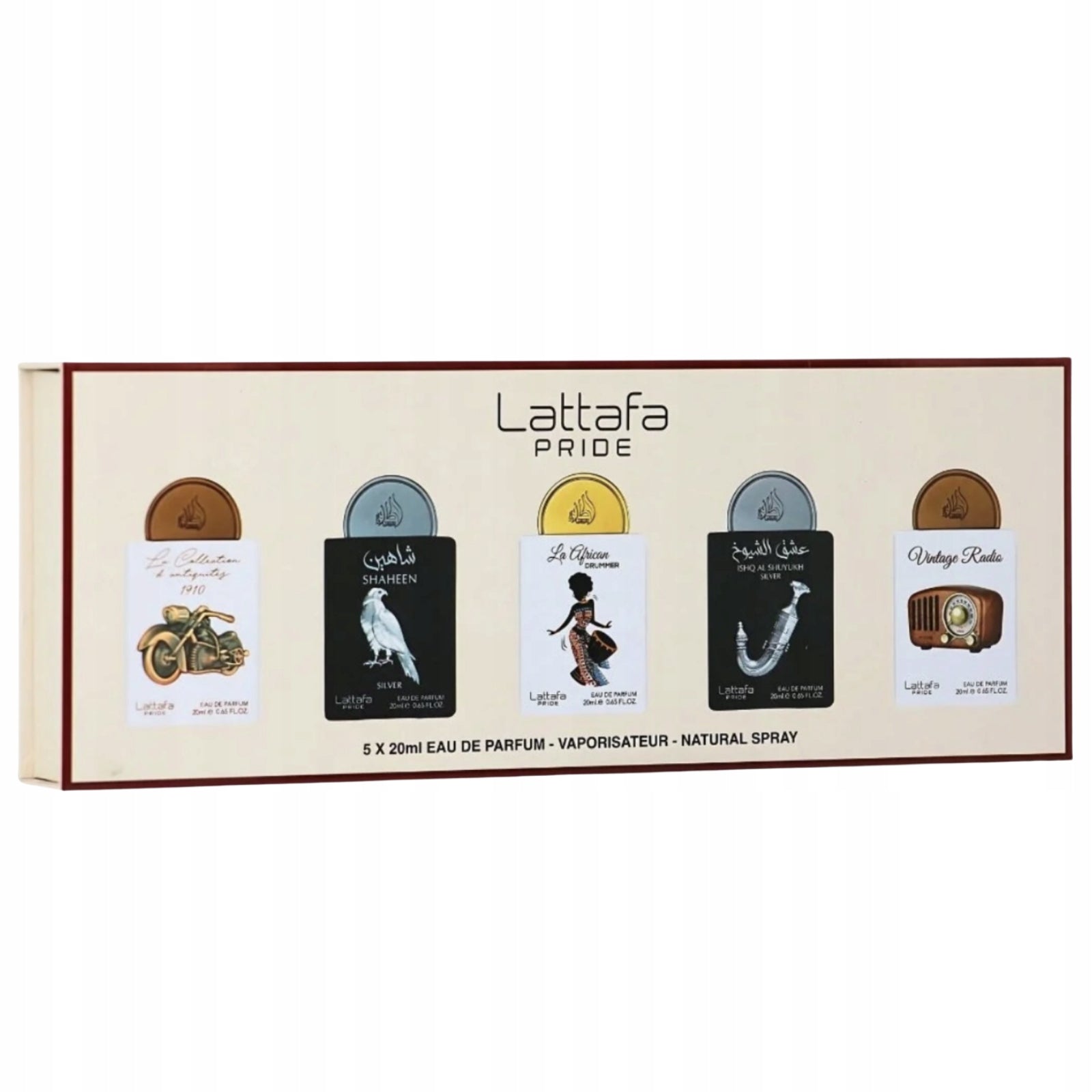 Lattafa Pride No.05 Giftset EDP perfume gift set 5x20ml
