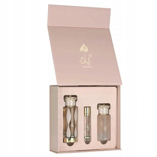 Lattafa Teriaq 100+12ml EDP Perfume + 50ml Hair Mist Unisex Set