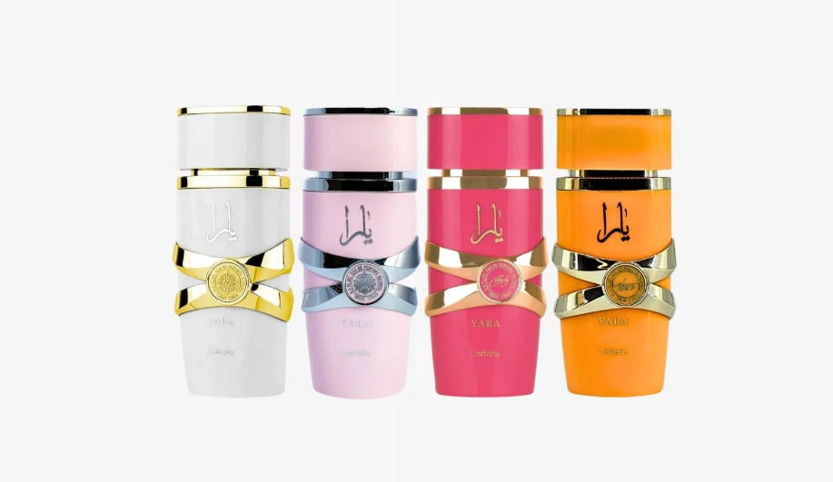 Lattafa Yara Collection Set For Women 4x5 ml EDP Packaging status original