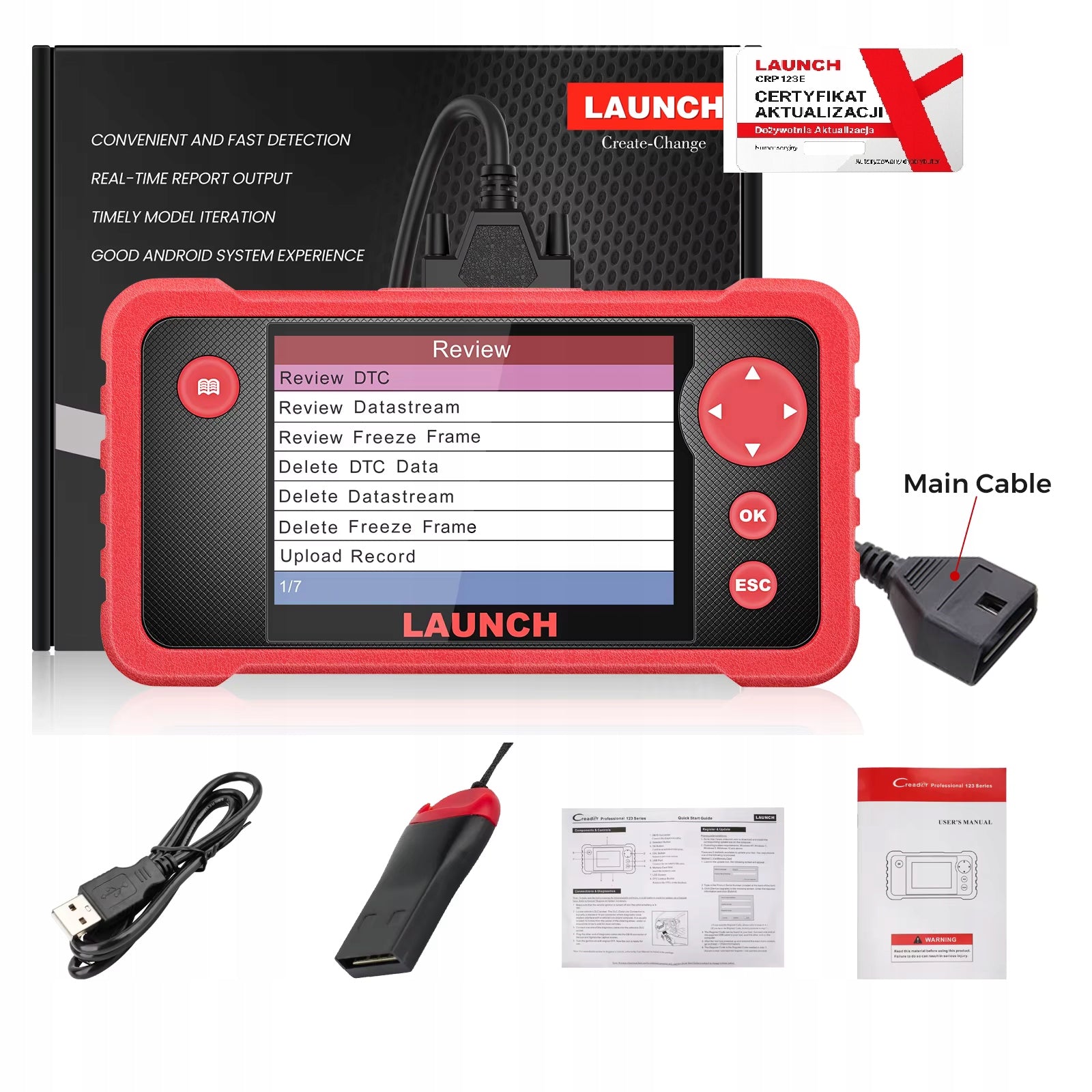 Launch CRP 123 V2.0 PLUS Diagnostic Tester 2025 Dealer Poland
