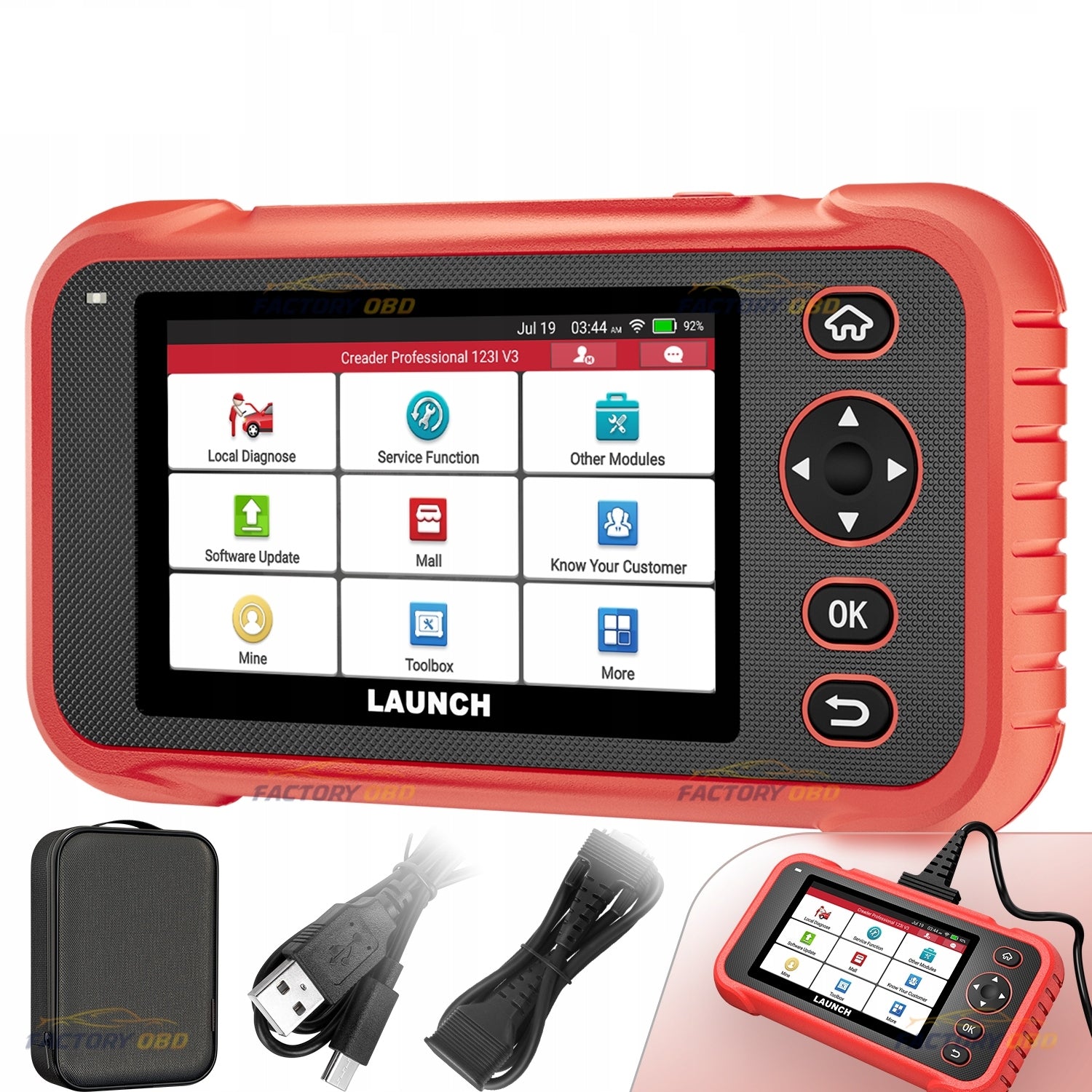 Launch CRP 123X new V2.0 Diagnostic Tester 2025 Dealer Poland