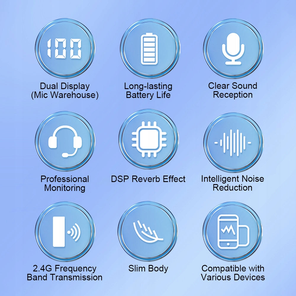 Lavalier Mini Wireless Microphone For Mobile Phone 360°OC Manufacturer code AG250426001614