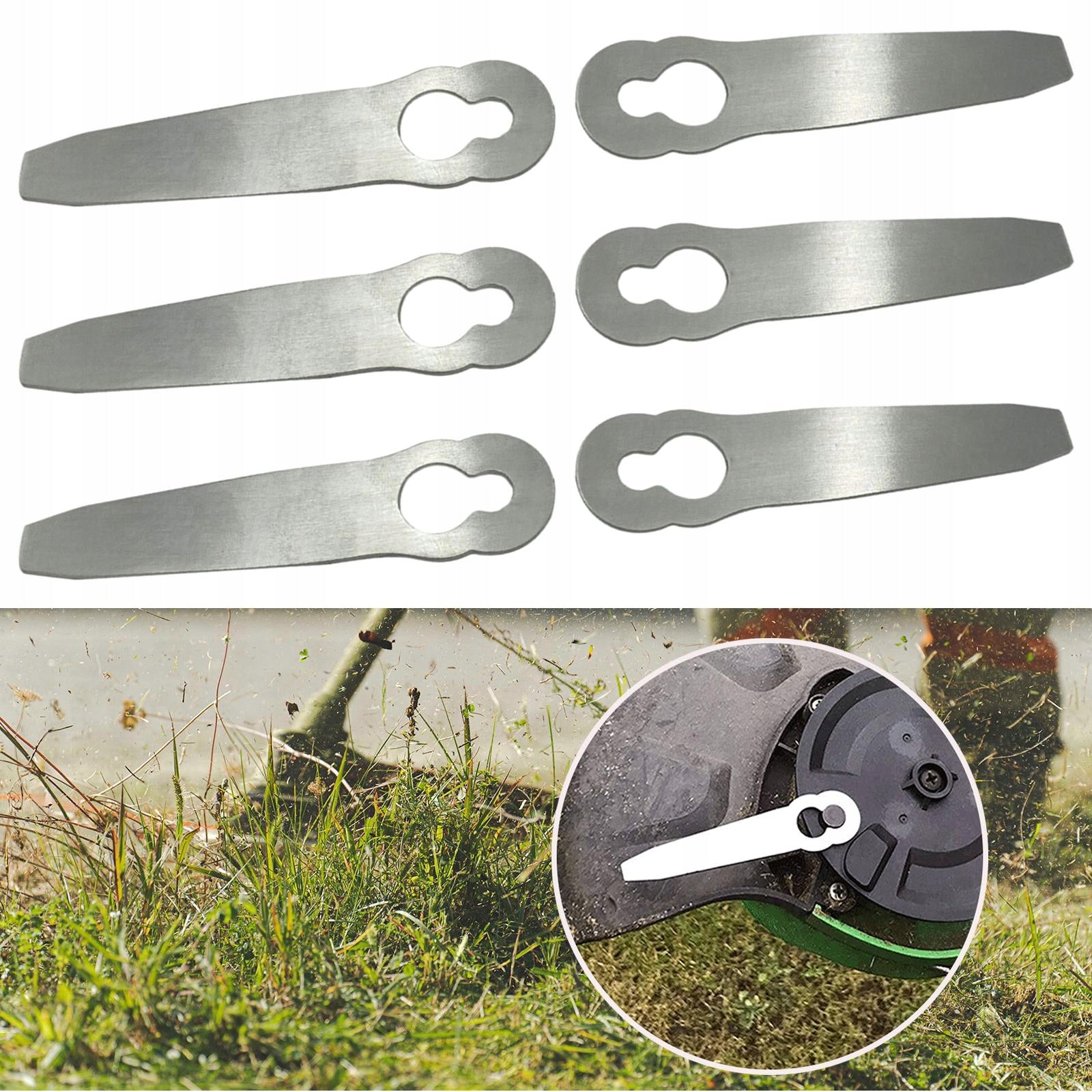 Lawn Mower Saw Blade /Grass Trimmer Blade /Replacement Parts /Metal 6Pieces Brand no brand