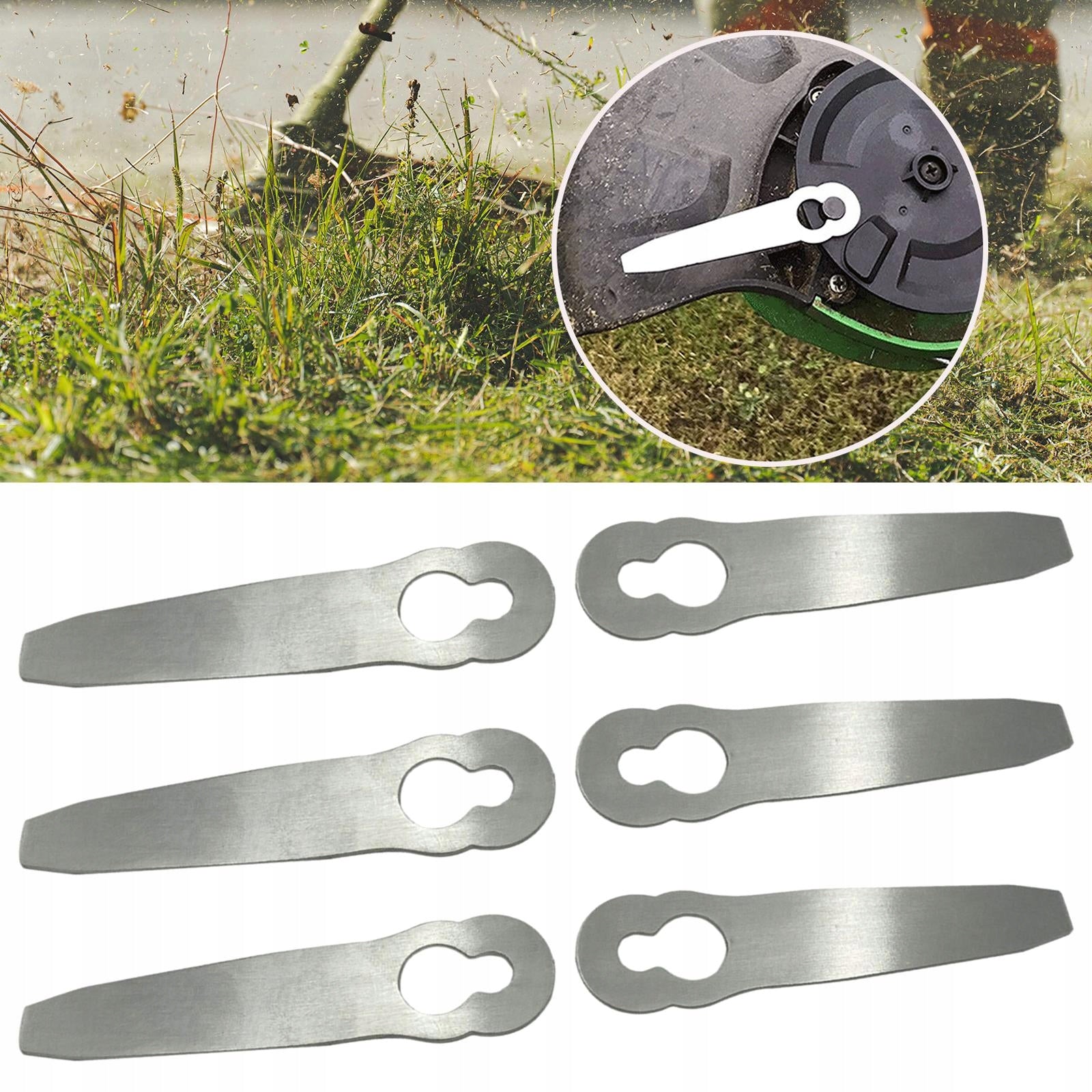 Lawn Mower Saw Blade /Grass Trimmer Blade /Replacement Parts /Metal 6Pieces Manufacturer code Colaxi-60054454