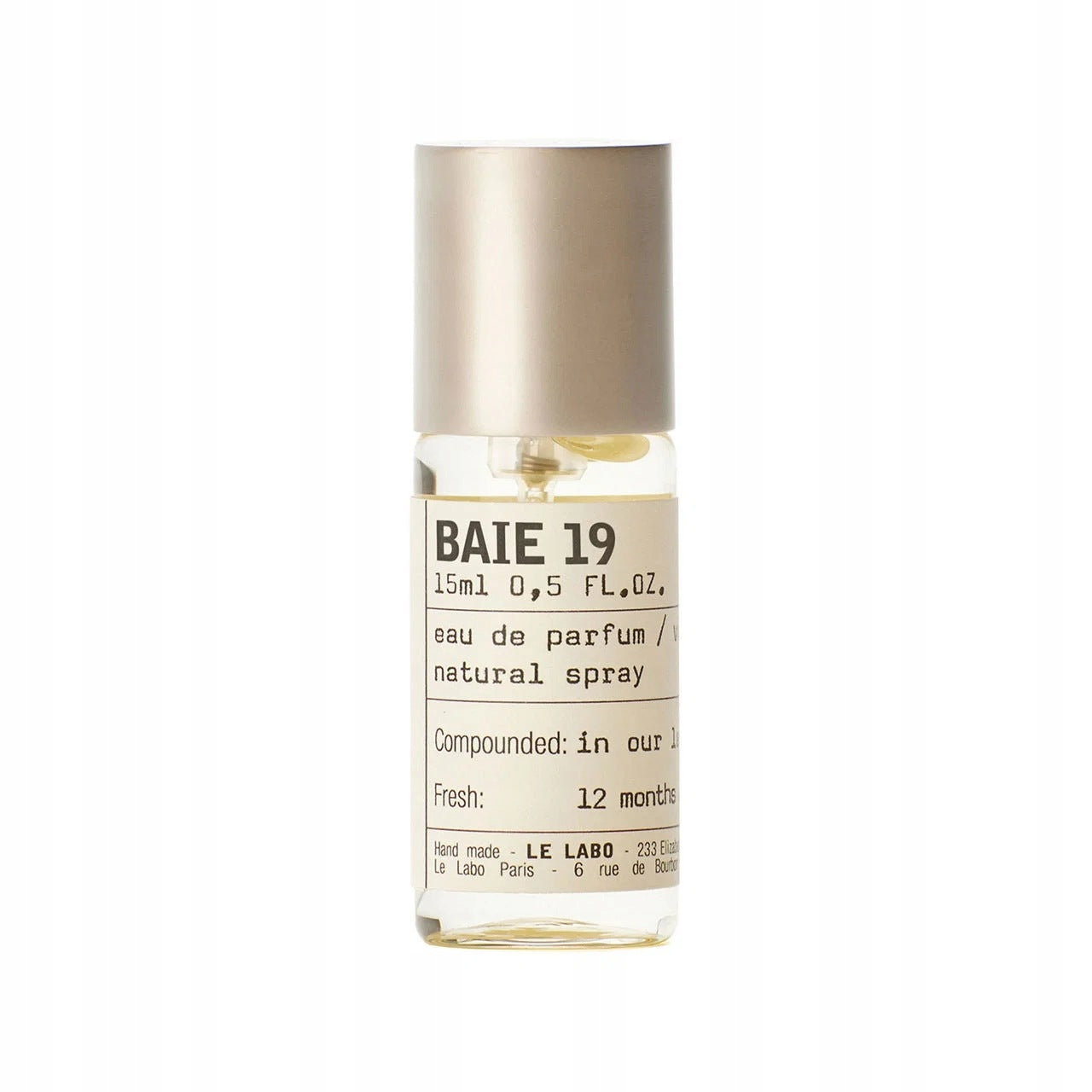 Le Labo Baie 19 Eau de Parfum 15 ml