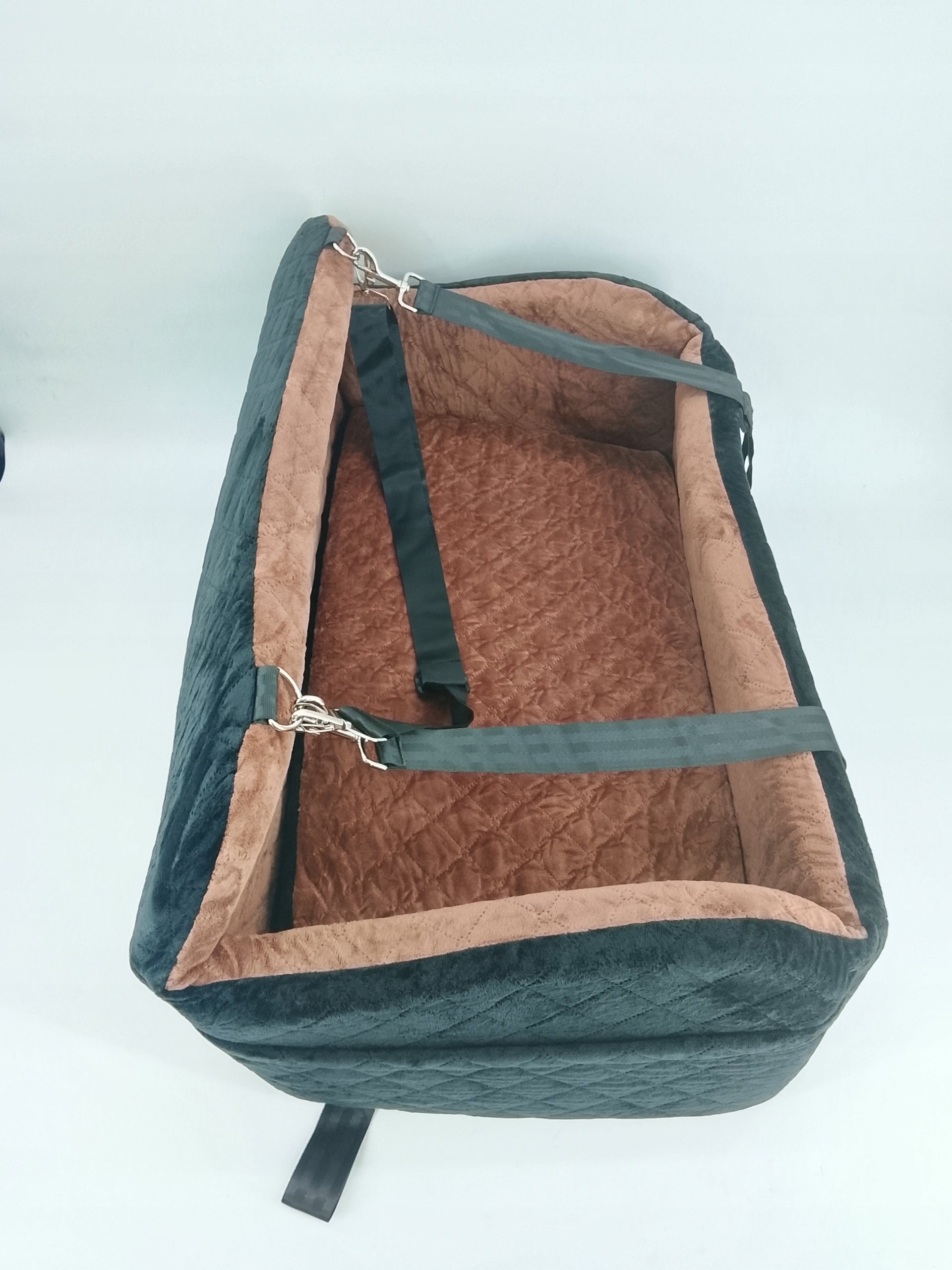 Lealchum Large Dog Car Seat, Black/Brown OUTLET Brand no brand