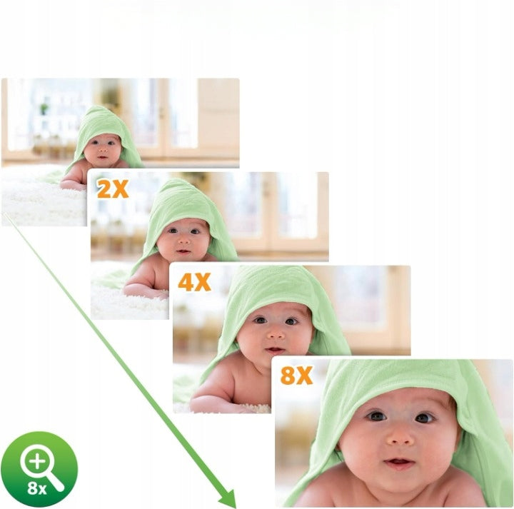 LeapFrog LF920HD Baby Monitor Camera 7 Inch HD 720p 8X Zoom Screen Packaging status original