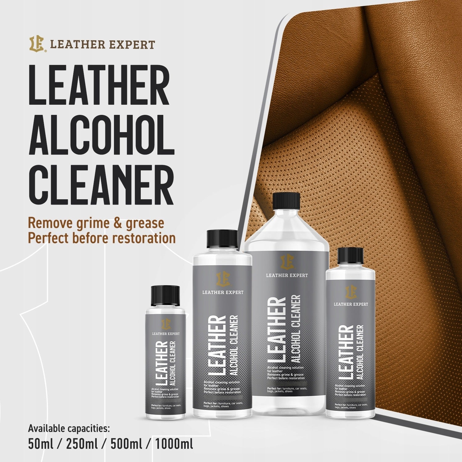 Leather Expert Leather Alcohol Cleaner Skin Remover 250ml Manufacturer Leather Expert