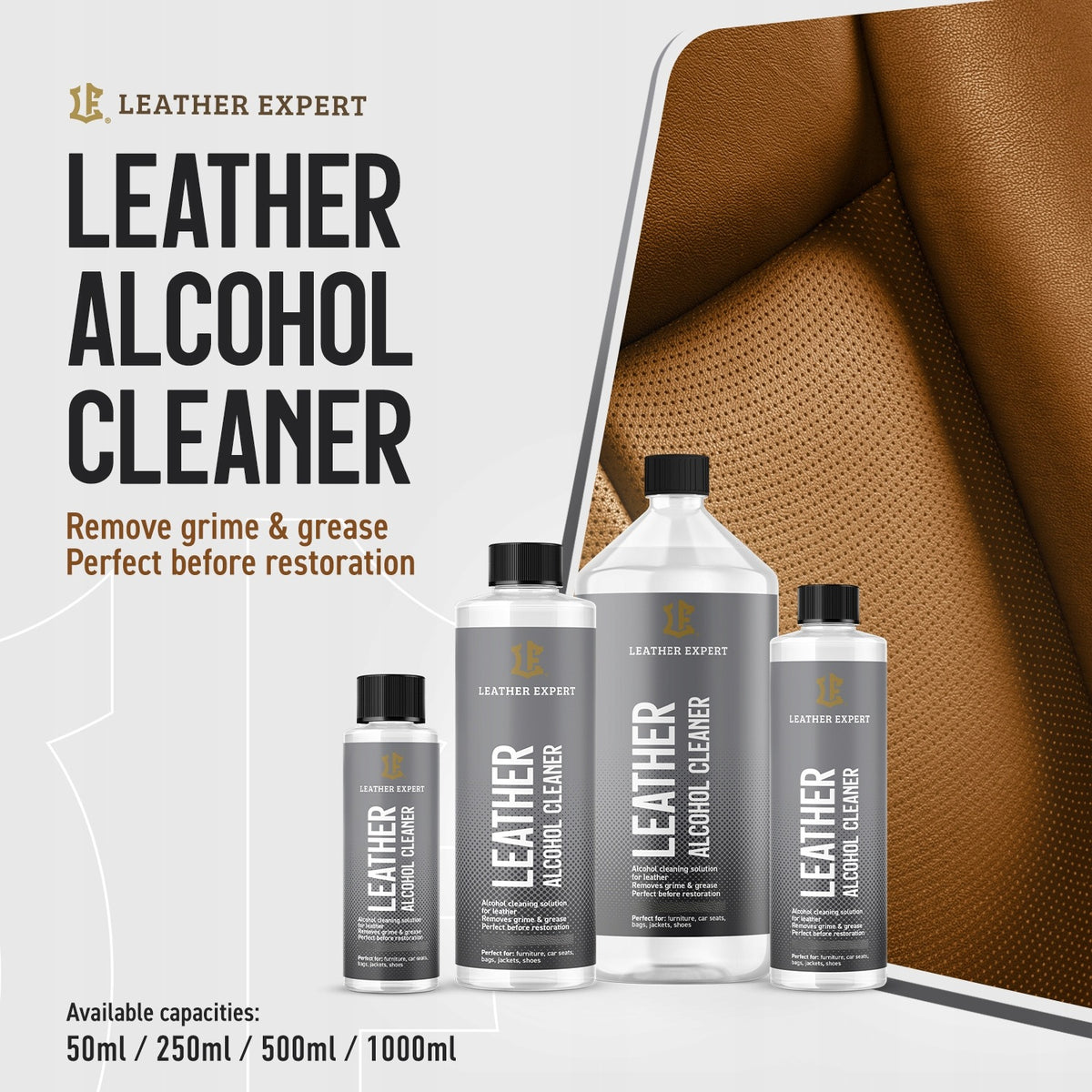 Leather Expert Leather Alcohol Cleaner Skin Remover 250ml Manufacturer Leather Expert