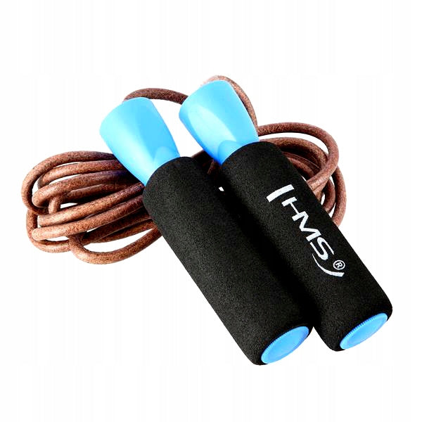 Leather Jump Rope HMS For Exercise Fitness Training Durable Brand HMS