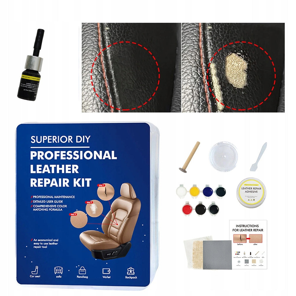 Leather Repair Kit Upholstery Renovation in 7 Colors